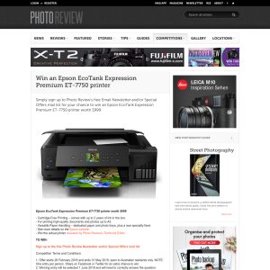 Epson Expression Premium ET-7750 printer — compatible cartridges at FetchInk